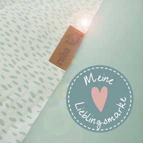 Saltea de joacă pentru copii verde-deschis 100x100 cm Woodland Buddies – Roba