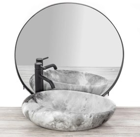 Lavoar Roxy ceramica sanitara Marmura Gri – 49 cm