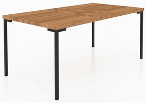 Masă dining din lemn de stejar 90x160 cm Abies – The Beds