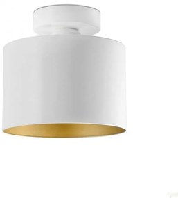 Plafonier modern, diam. 18 cm. alb/maro auriu, JANET 65137