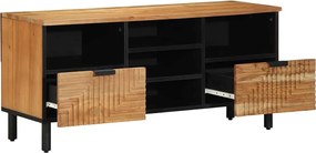 vidaXL Unități TV cu sertar Lemn Solid de Acacia 100 x 33,5 x 46 cm