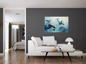 Tablou - Pictură subacvatică (90x60 cm)