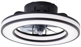 Ventilator LED RGBW dimabil de tavan Brilliant MONDELLO LED/26W/230V + telecomandă