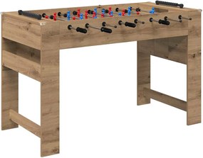 vidaXL Masă de Foosball Stejar Artizanal 125 x 60,5 x 80 cm