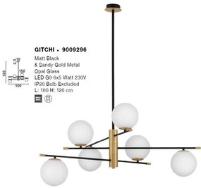 Lustra suspendata design modern GITCHI 6L