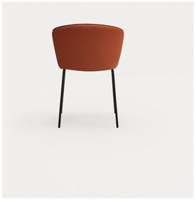 Set de scaune de sufragerie portocaliu 2 buc. tapițat Add – Teulat