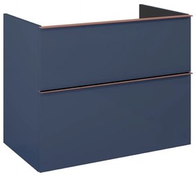 Elita Look dulap 80x44.9x63.5 cm sub chiuveta pe perete albastru RE080801027030