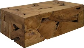 vidaXL Măsuță de cafea, 90 x 50 x 30 cm, lemn de tec natural, maro