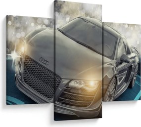 Tablou cu Audi - gri (90x60 cm)