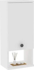 Dulap pentru baie Mis, culoare alb,71 cm