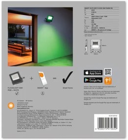 Ledvance - Proiector LED RGB SMART + FLOOD LED/30W/230V IP65 Wi-Fi