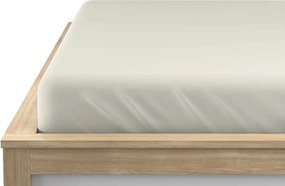 Cearsaf Jersey EXCLUSIVE cu elastic gri bej 200 x 220 cm