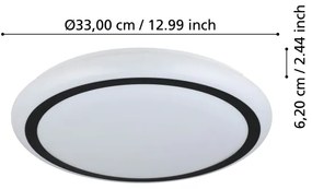 Plafonieră LED CAPASSO LED/14,6W/230V Eglo 900149