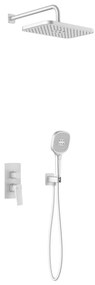 KFA Armatura 4529-501-44 - Set de duș MALAGA cu baterie încastrată, alb