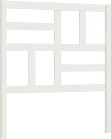 vidaXL Tăblie de pat, alb, 96x4x104 cm, lemn masiv de pin