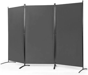 Paravan despartitor mobil 260x180cm, gri
