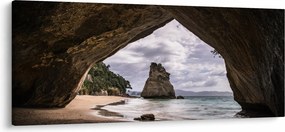 Tablou din peșteră, Noua Zeelanda (120x50 cm)