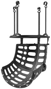 SPORTNOW Sistem de Returnare a Mingii de Baschet rotation à 360° 35,6 x 35,6 x 75,5 cm negru | Aosom Romania