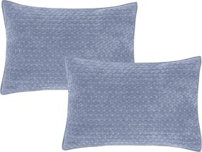 Perne decorative 2 buc. 50x75 cm Attica Velvet Embroidered – Bianca