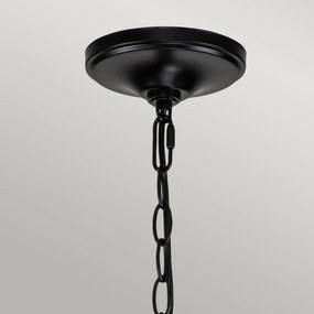 Kichler KL-CAPITOL-HILL12-BLK-Candelabru pe lanț CAPITOL HILL 12xE14/40W/230V negru