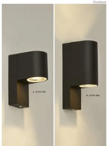 Aplica exterior iluminat jos cu senzor de miscare Outdoor 27410-1BK SRT