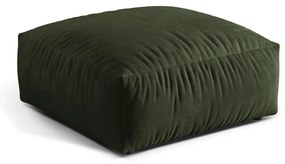 Taburet modular verde cu tapițerie din catifea Martina – Micadoni