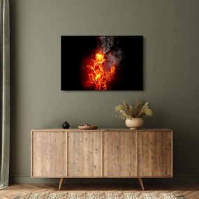 Tablou - Trandafiri în foc (90x60 cm)