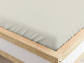 Cearsaf din microfibra crem 180x200 cm
