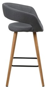 Scaune de bar gri-închis 2 buc. 88,5 cm Gill – Actona