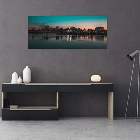 Tablou cu oraș  mare (120x50 cm), în 40 de alte dimensiuni noi