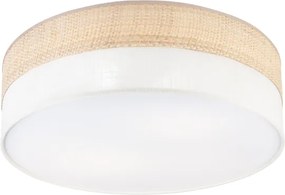 Plafonieră SIRJA BOHO 2xE27/15W/230V Ø 45 cm bej/crem