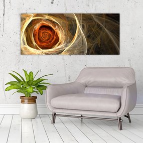 Tablou - Trandafir sufletului artistic (120x50 cm)