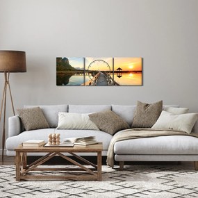 Tablou cu pod (cu ceas) (90x30 cm)