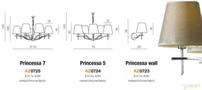 Aplica de perete eleganta design modern Princessa