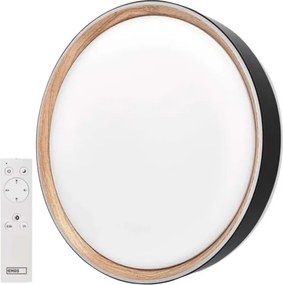 Plafonieră LED dimabilă ILVI LED/45W/230V 2700-6500K Ø 50 cm negru/bej + telecomandă
