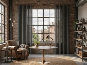 Perdea TAVIO 140x250 cm, gri-maroniu Agatat: Rejansa