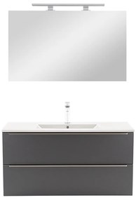 Mobilier complet de baie Vario Trim 100 antracit-antracit