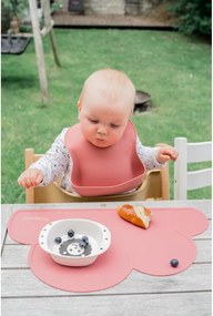 Suport din silicon pentru masă Kindsgut Cloud, 49 x 27 cm, roz închis