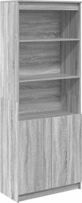 vidaXL Dulap înalt, gri sonoma, 70x35x180 cm, lemn prelucrat