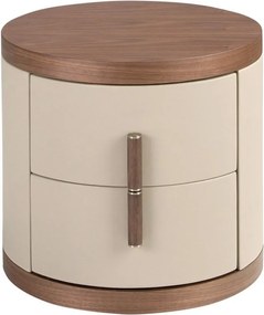 Noptiera design LUX Walnut-Leatherette Mink