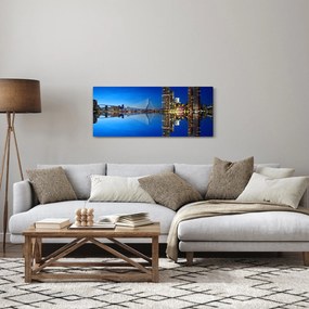 Tablou - Rotterdam nocturn (120x50 cm)