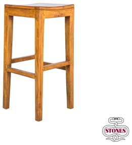 STONES Scaun din lemn 35cm X 35cm H. 75cm | Aosom Romania