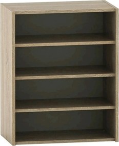 Biblioteca TEMPO ASISTENT NEW 013, stejar sonoma, PAL melaminat, 57x34