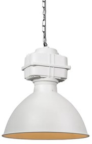 Lampă industrială suspendată mică alb mat - Sicko