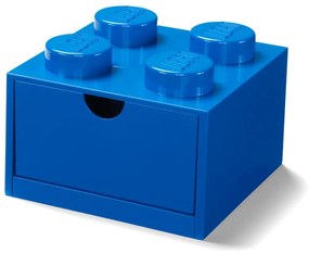 Cutie cu sertar pentru birou LEGO®, 15 x 16 cm, albastru