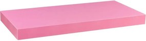 Raft de perete stilist Volato, 80 cm, roz