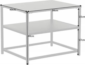 Masuta laterala design modern Dura Steel 50cm