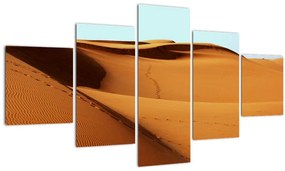Tablou - Pași în deșert (125x70 cm), în 40 de alte dimensiuni noi
