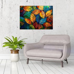 Tablou - Mozaic din frunze (70x50 cm)