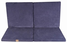 Saltea de joacă pentru copii albastru prăfuit 120x120 cm – Meowbaby